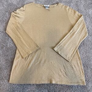 Vintage Randolph Duke The Look Silk & Cashmere Long Sleeve Shirt Size Large L